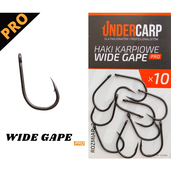 UnderCarp Wide Gape PRO - SIZE 4 / 10szt.